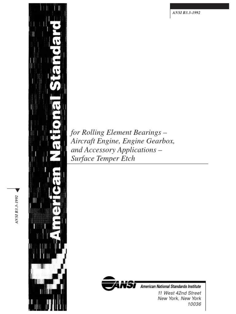 For Rolling Element Bearings Aircraft Engine, Engine Gearbox, and