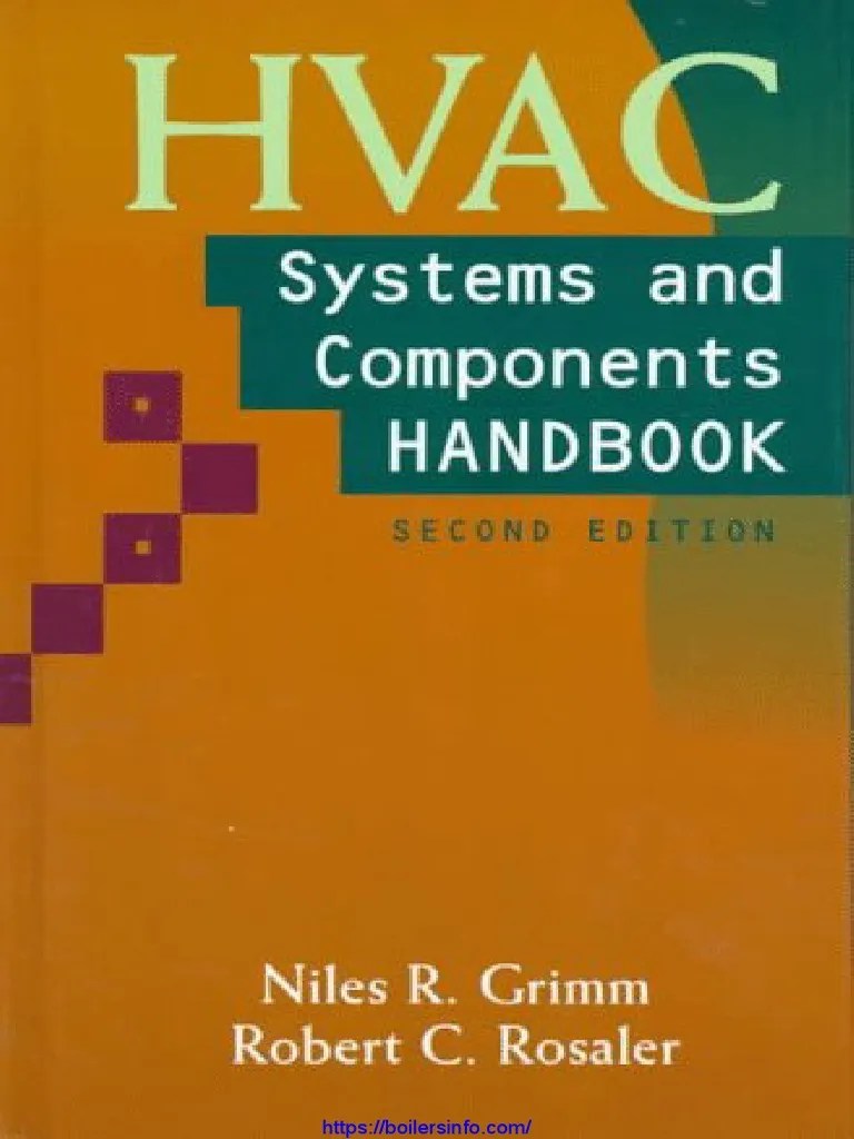 HVAC Systems and Components Handbook PDF Steam Boiler