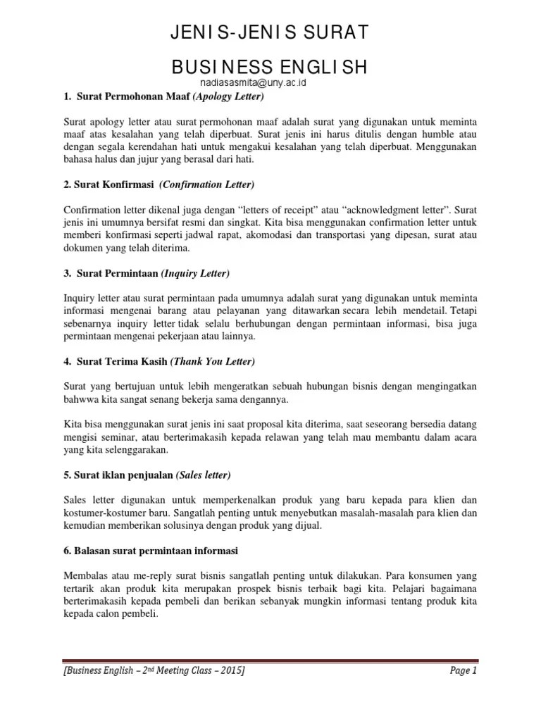 Materi B Ing Bisnis 05 | PDF