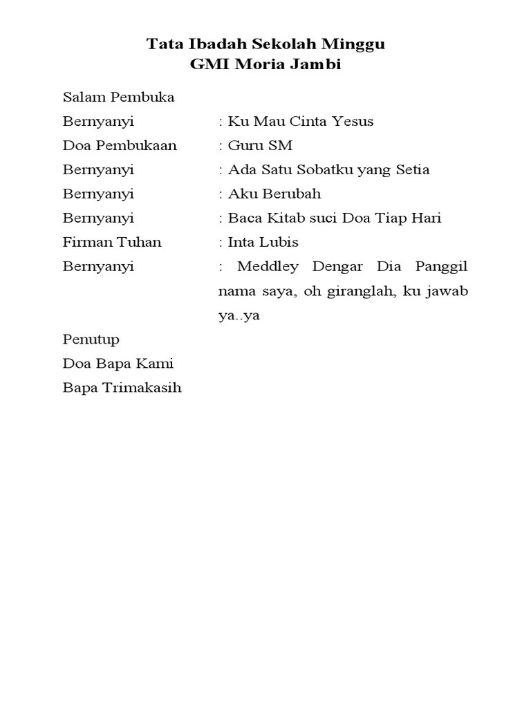 Tata Ibadah SM | PDF