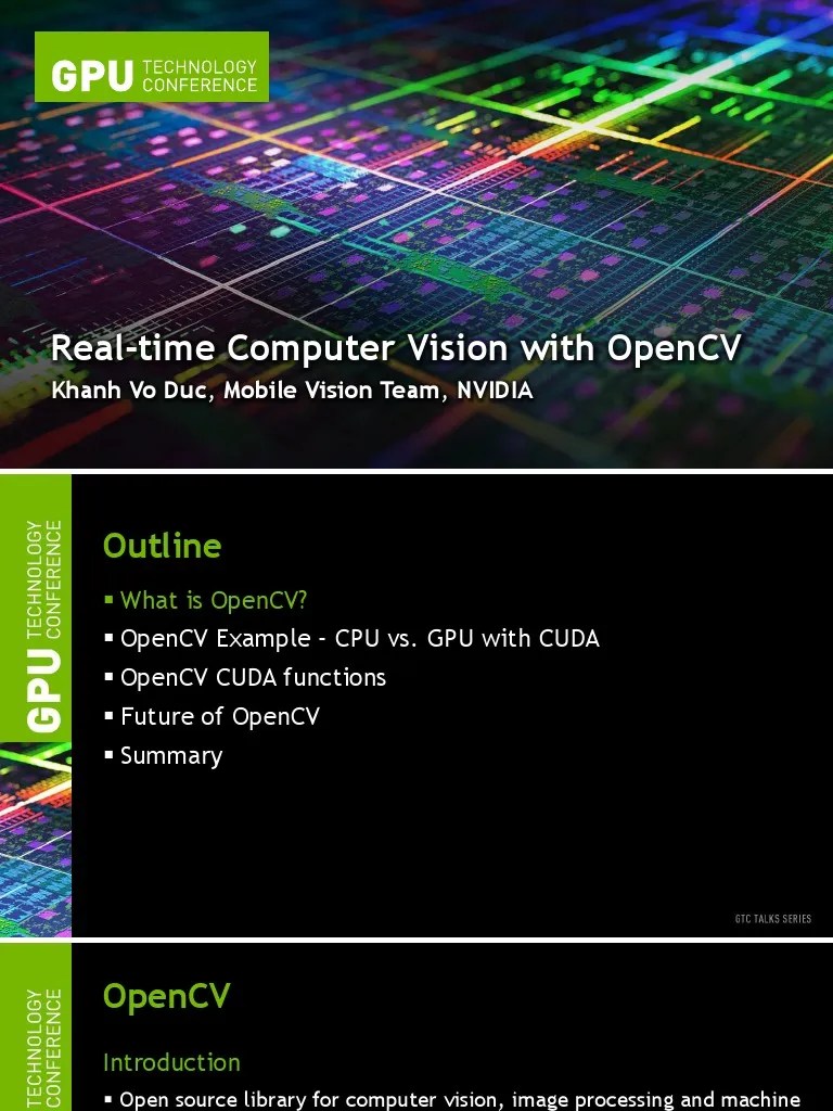 OpenCV CUDA Functions PDF Graphics Processing Unit Computer Hardware