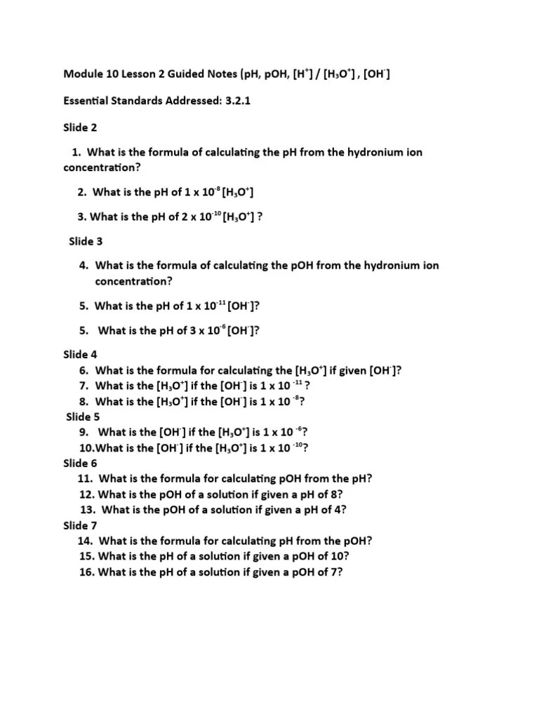 Module 10 Lesson 2 Guided Notes1 PDF