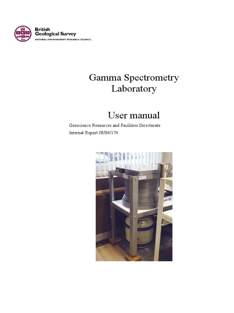 Gamma Spectrometry Laboratory User Manual PDF Band Gap