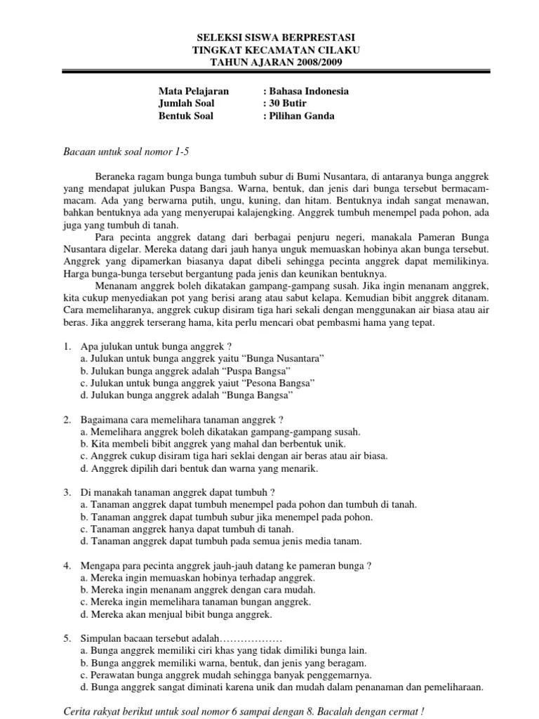 Soal Lcc Sd Tingkat Kecamatan 2020 Tahun Ajar