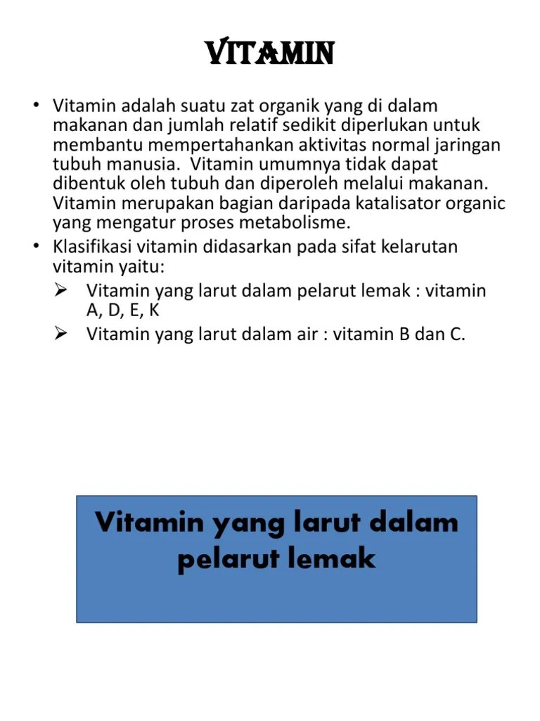 Vitamin 3 Biokimia | PDF