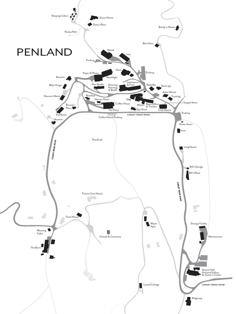 Penland Map 2018 PDF Nature