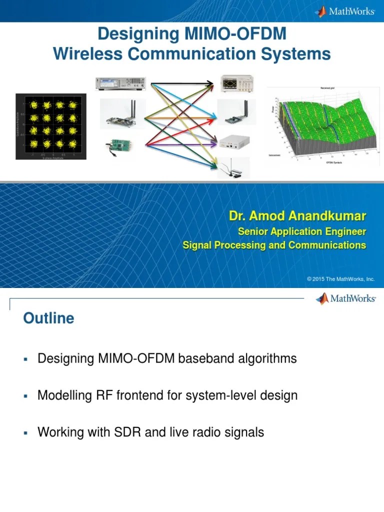 Designing Mimo Ofdm Wireless Communication Systems PDF Orthogonal