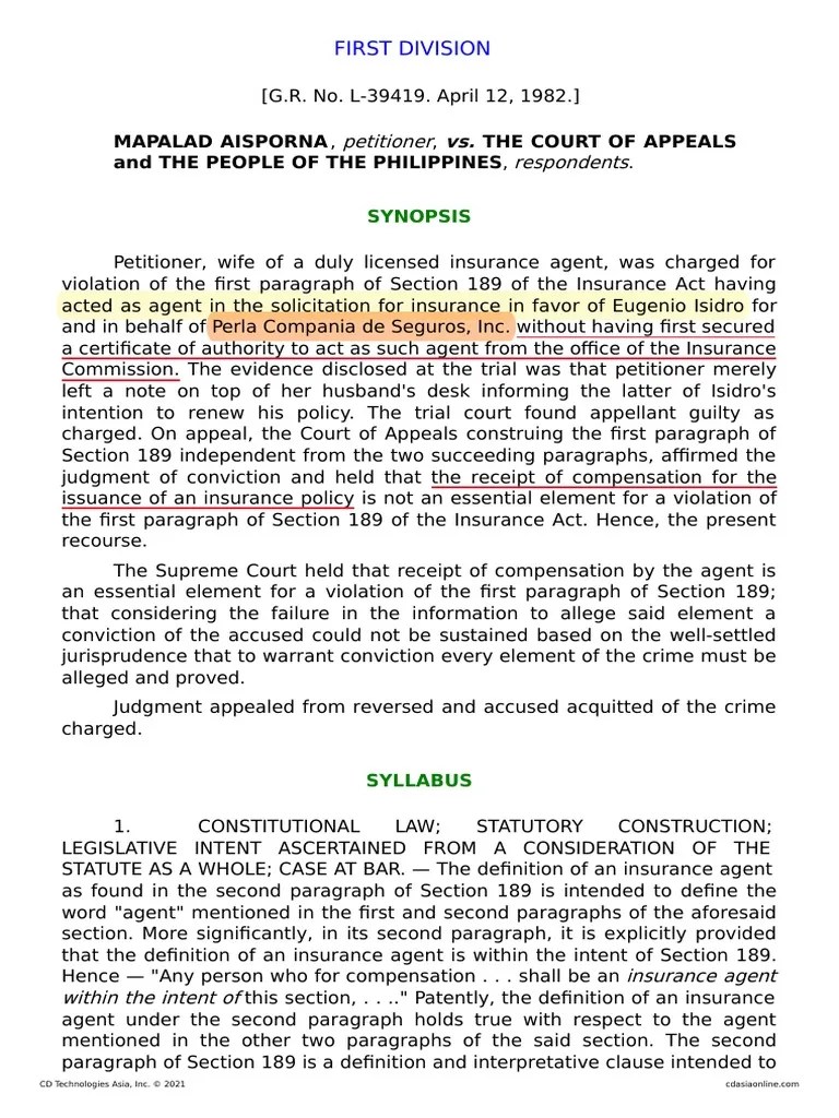 Receipt of Compensation as an Essential Element for Violation of the