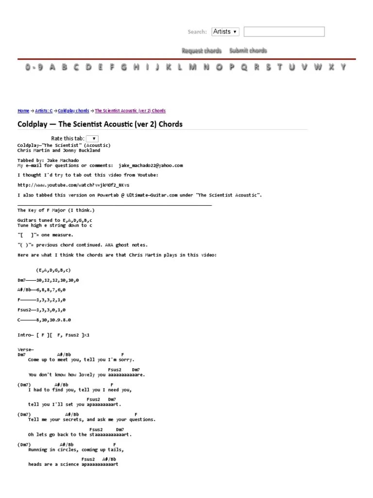 Scientist Acoustic PDF Musicology Chordophones
