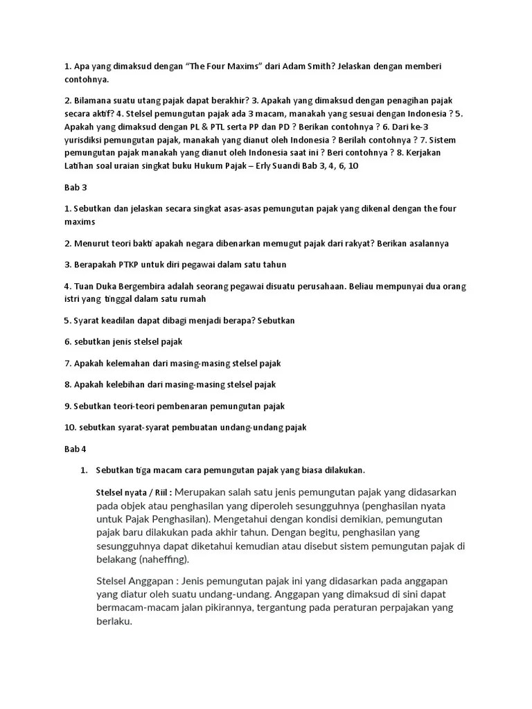 Soal Perpajakan | PDF