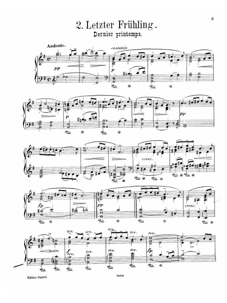 Grieg Spring (Piano) PDF