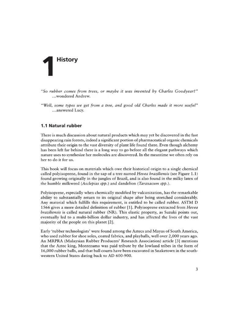 History of Rubber PDF