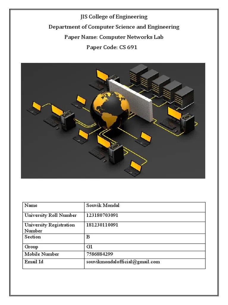 Computer Network Lab PDF Network Switch Router