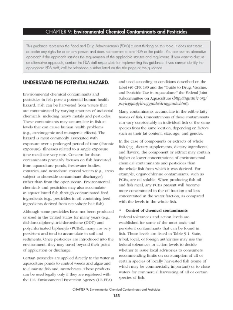 Fish and Fishery Products Hazards and Controls Guidance Chapter 9