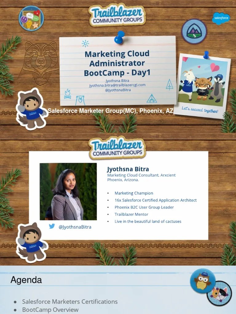 Marketing Cloud Administrator BootcampDay1 PDF Cloud Computing Digital Marketing