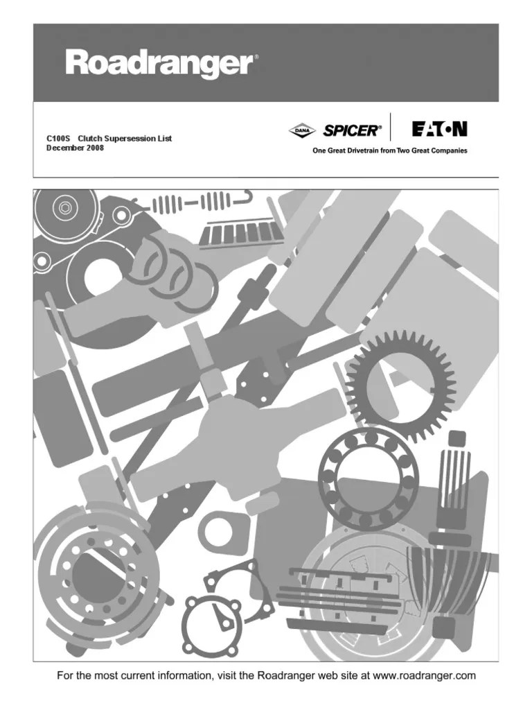Eaton Clutch Part Number Supersession Cross Reference en PDF