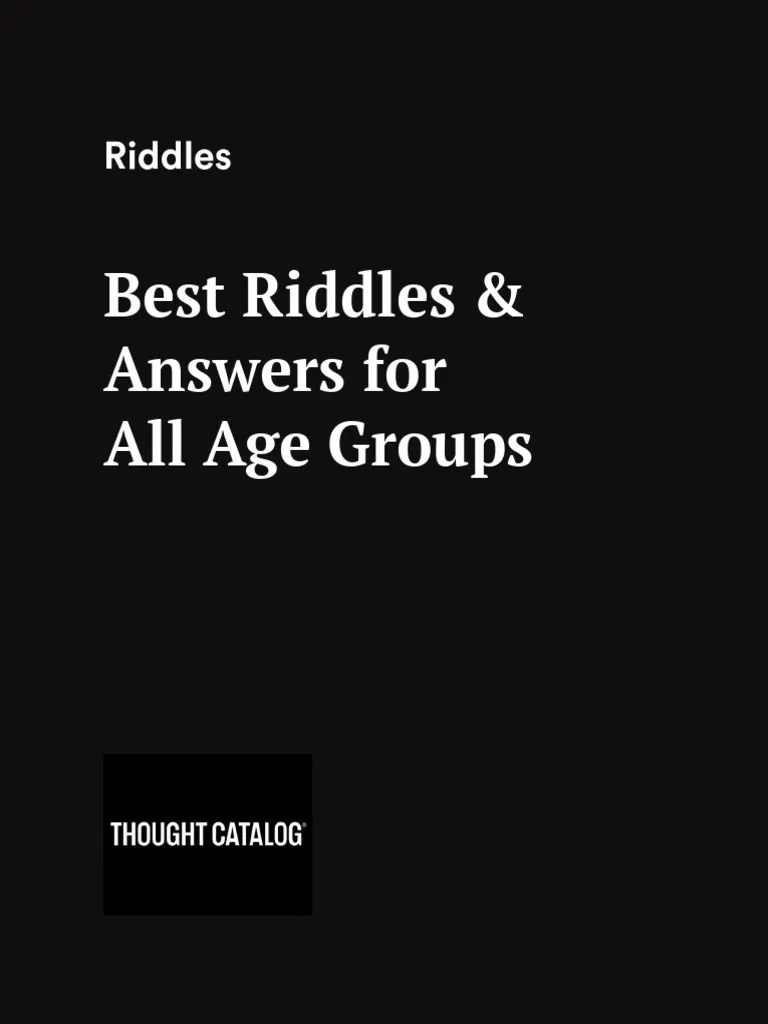 Best Riddles & Answers For All Age Groups PDF Sphinx Riddle