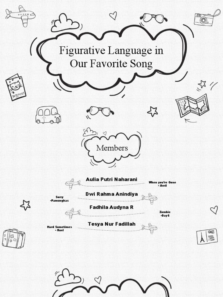 Figurative Language Songs PDF