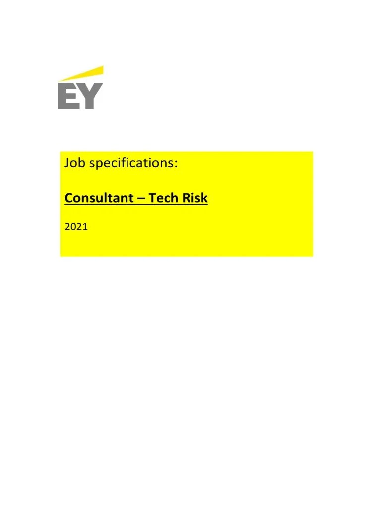 Risk Consulting TMT Tech Risk ConsultantNorth PDF Consultant