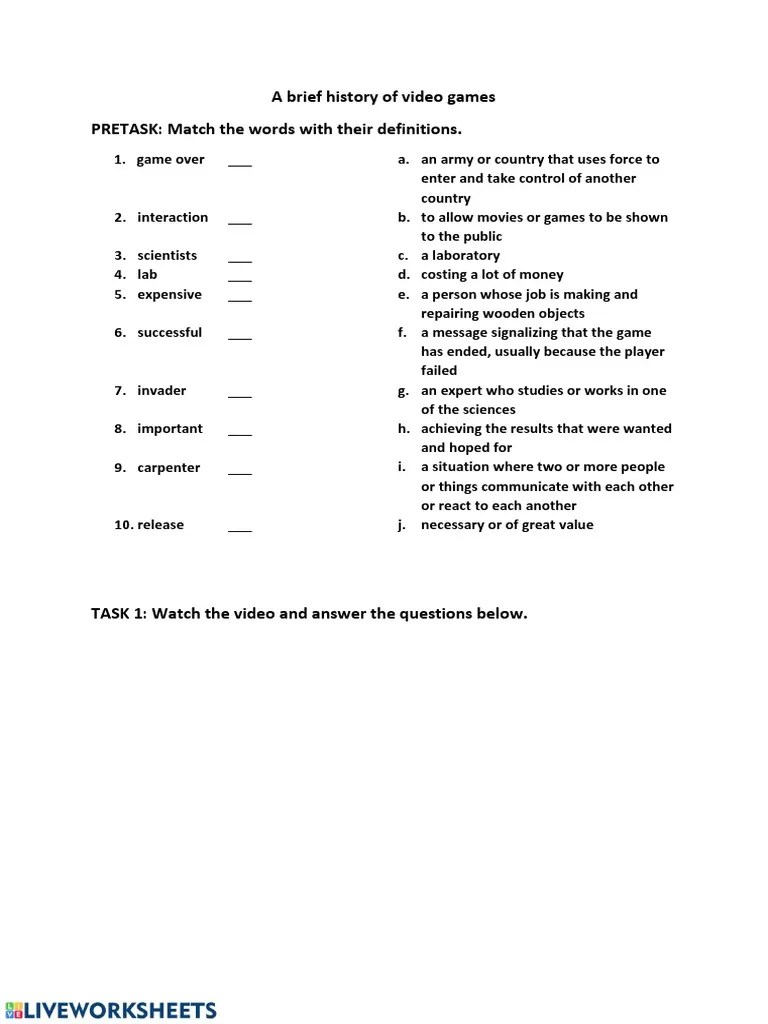 A Brief History of Video Games PDF Video Games Gaming