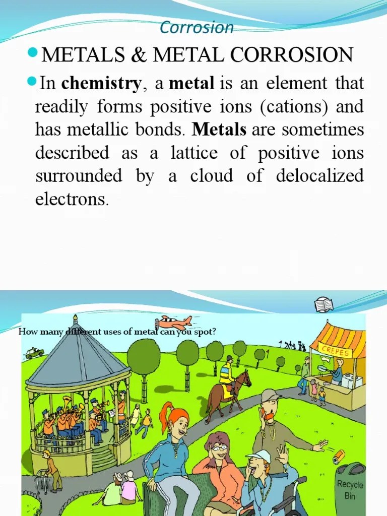Metal and Metal Corrosion PDF Rust Corrosion