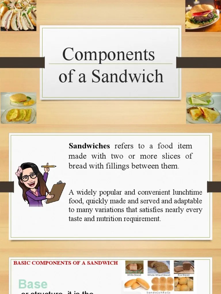 Components of Sandwiches PDF