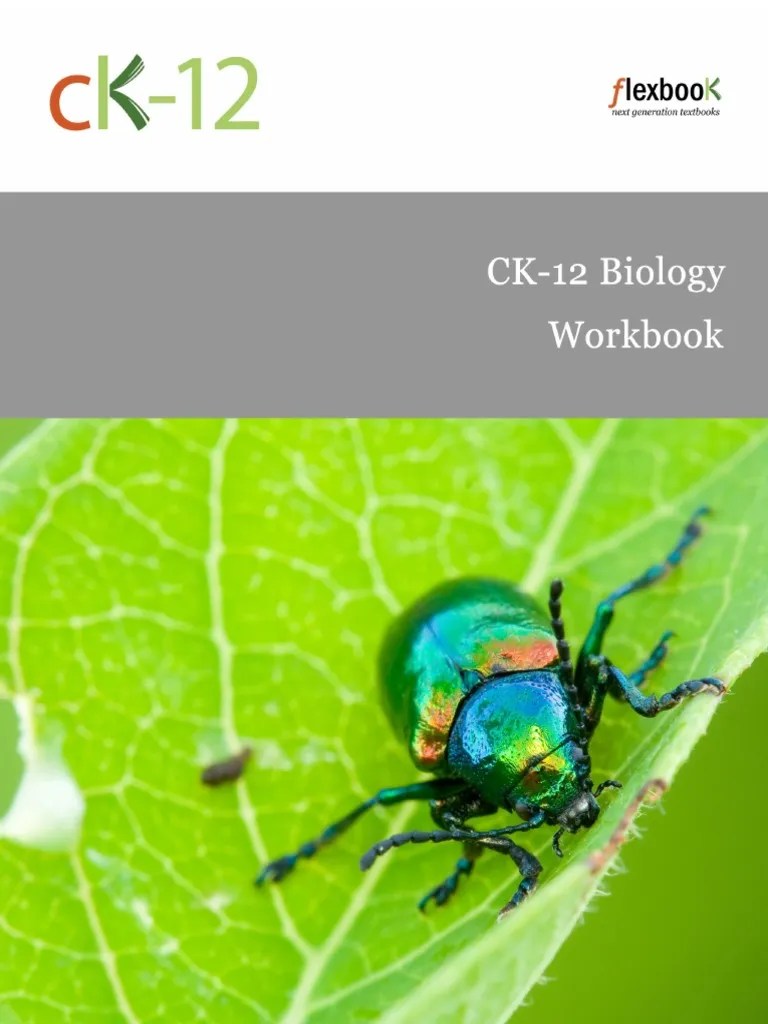 CK 12 Biology Workbook With Answers PDF Scientific Method Evolution