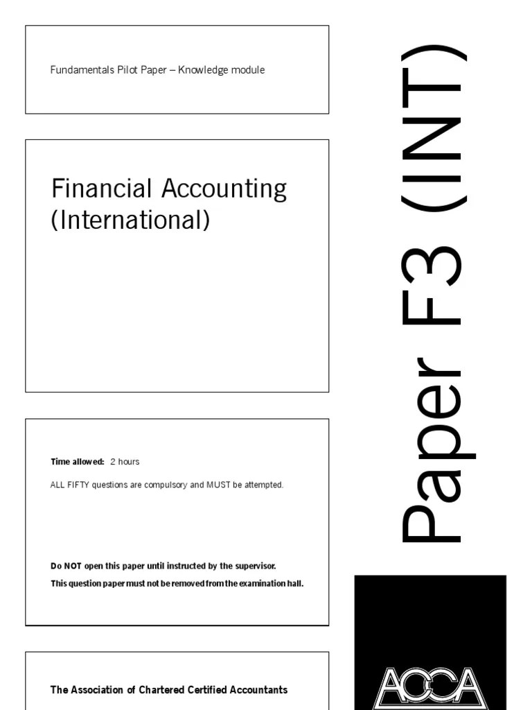 Fia Fa1 Past Papers For June 2013 verticalmarketing.net