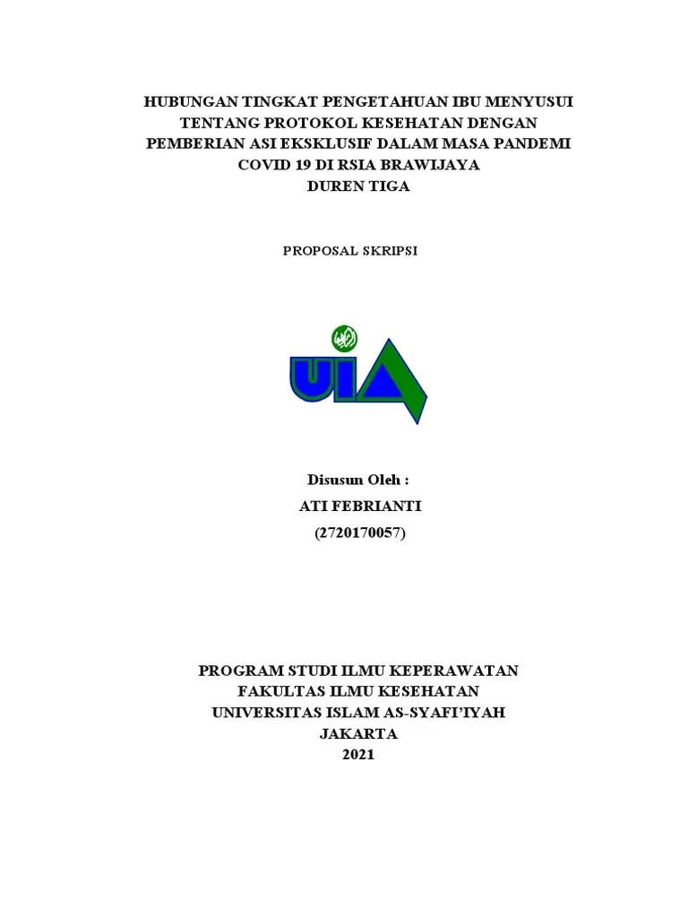 Revisi Persiapan Proposal Skripsi Bab 1,2,3,4 Punya Atik Revisi | PDF