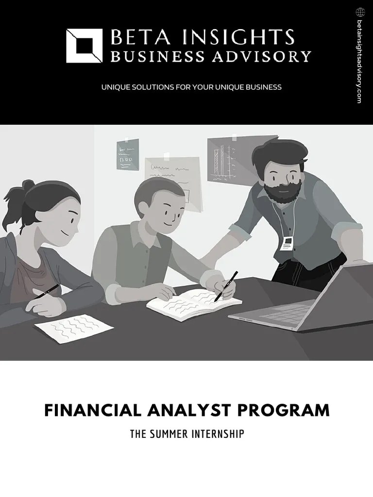 Finance Analyst Internship Summer 2024 Ardra Brittan