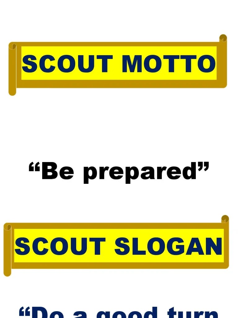 Scout Motto PDF