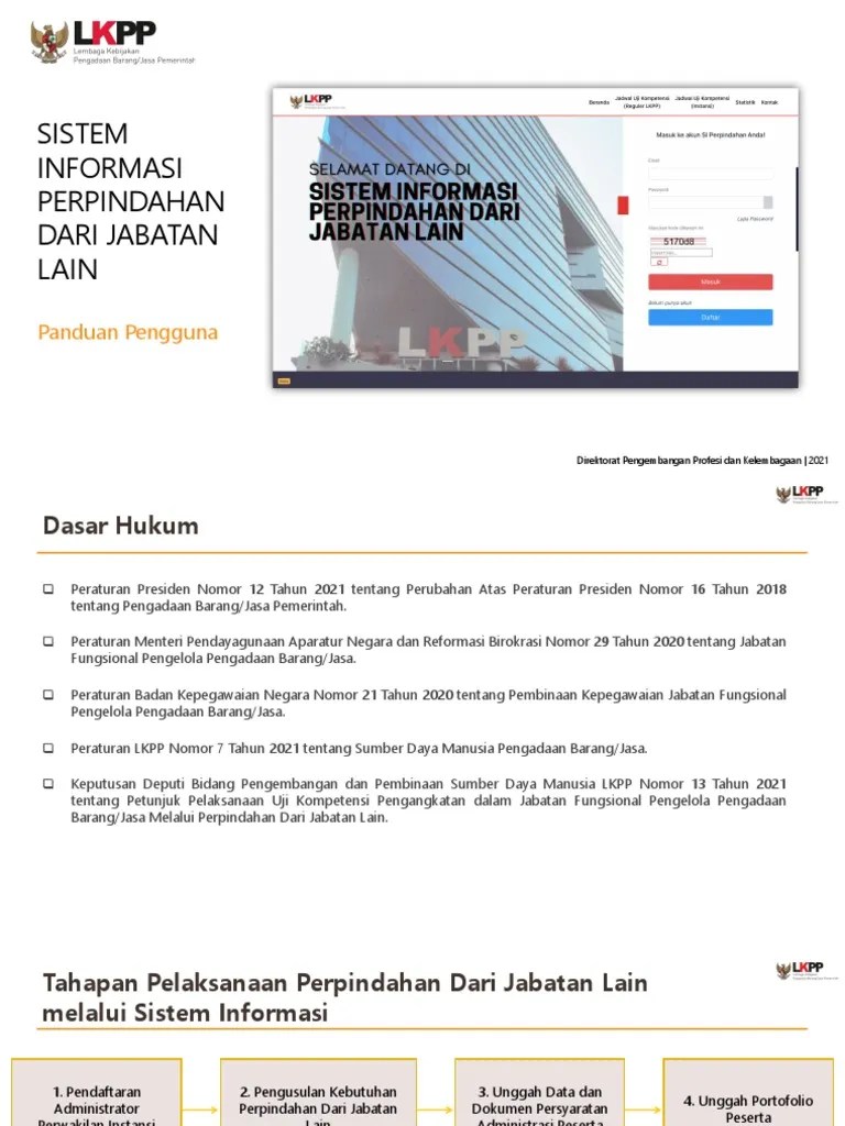 Panduan SIPerpindahan - Admin PPK - Perpindahan Dari Jabatan Lain | PDF