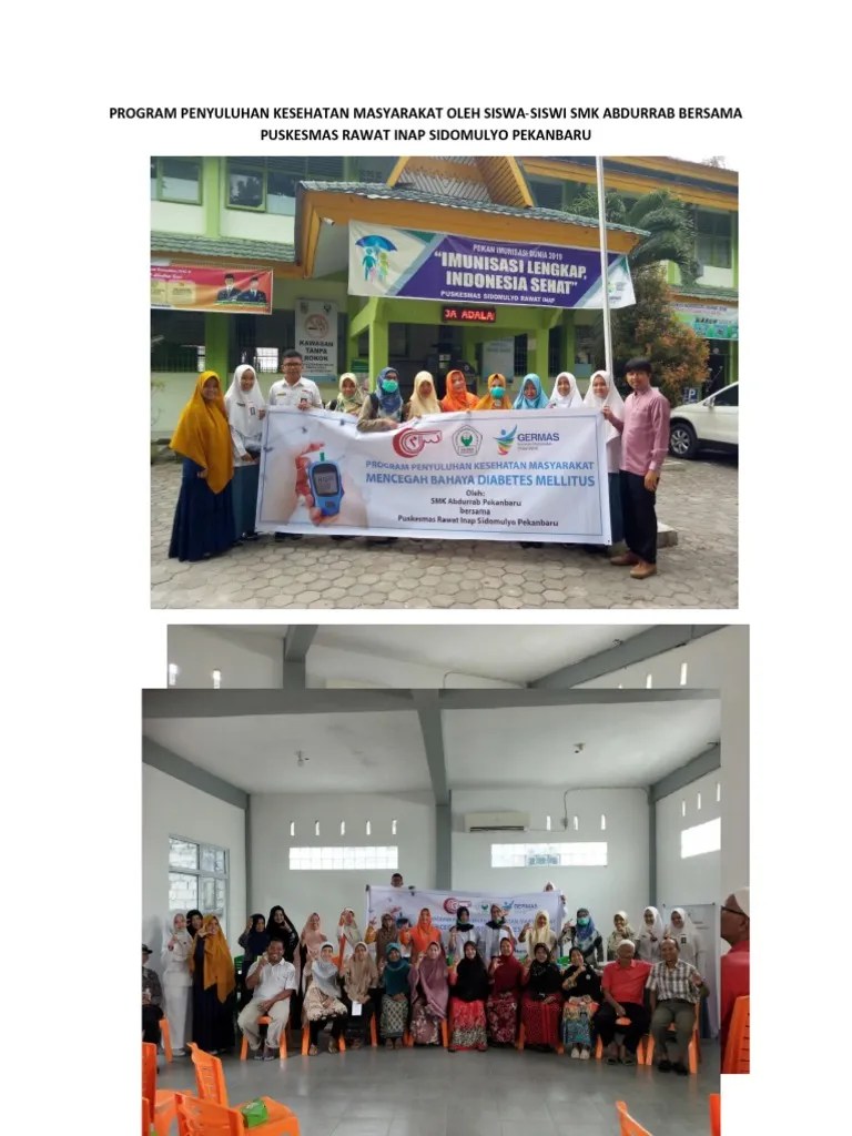 Program Penyuluhan Kesehatan Masyarakat Oleh Siswa | PDF