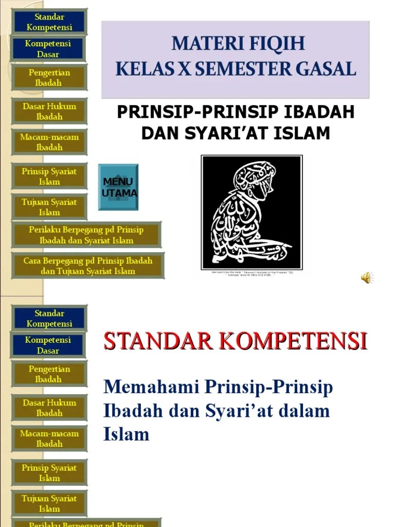 Bab 1 (Prinsip Ibadah Dan Syariat Islam) | PDF