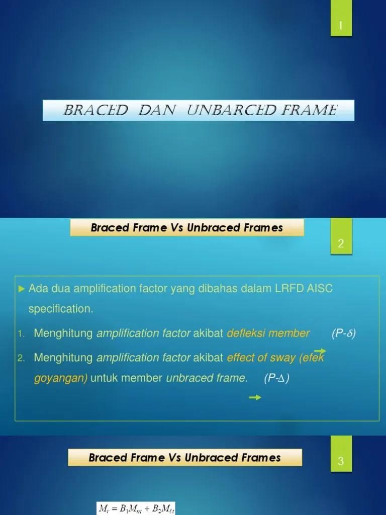 Braced VS Unbraced Frame PDF