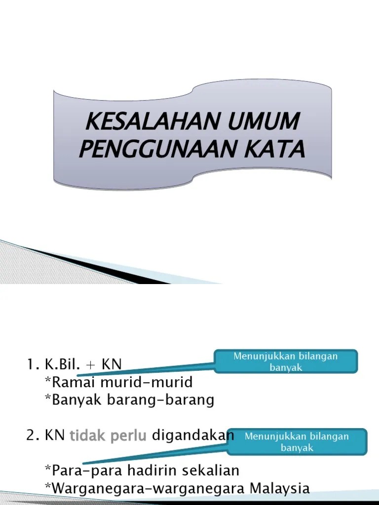 Kerajaan telah melengkapi stesen bas itu dengan pelbagai pasarana untuk golongan oku. Kesalahan Umum Penggunaan Kata