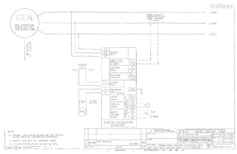 Generator Wiring Diagram | PDF