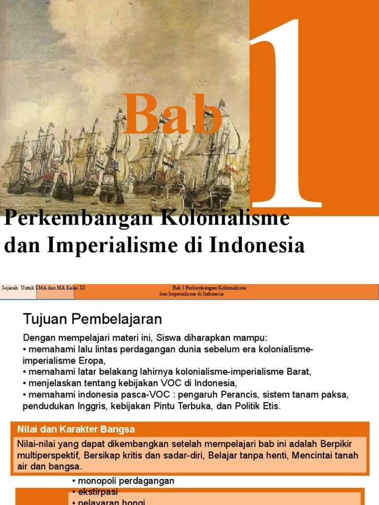 BAB 1 kolonialisme dan imprealisme -JC1 | PDF