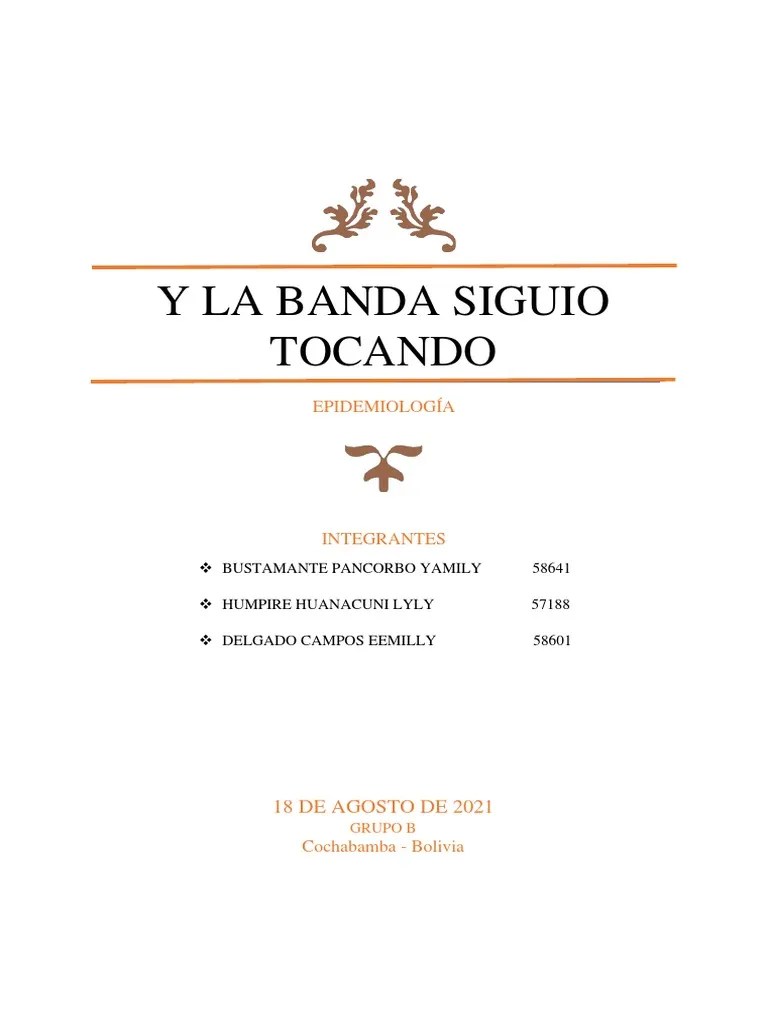 Resumen y La Banda Siguio Tocando PDF