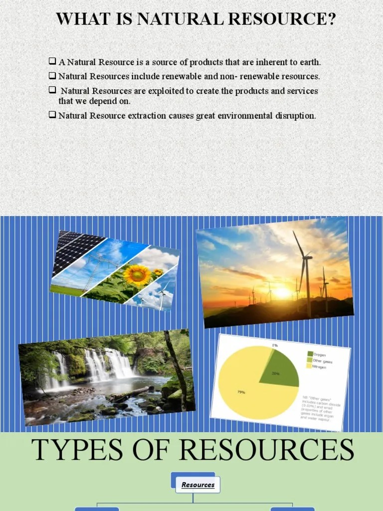 Natural Resources PDF Resource Renewable Resources
