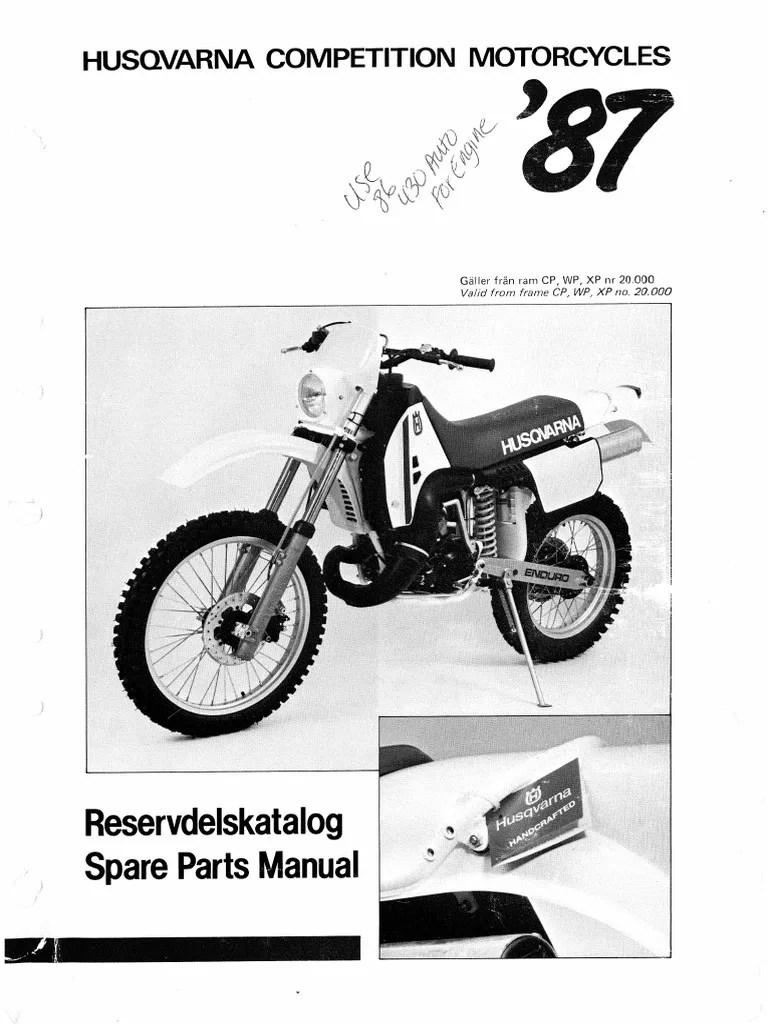 Husqvarna Parts Manual | PDF