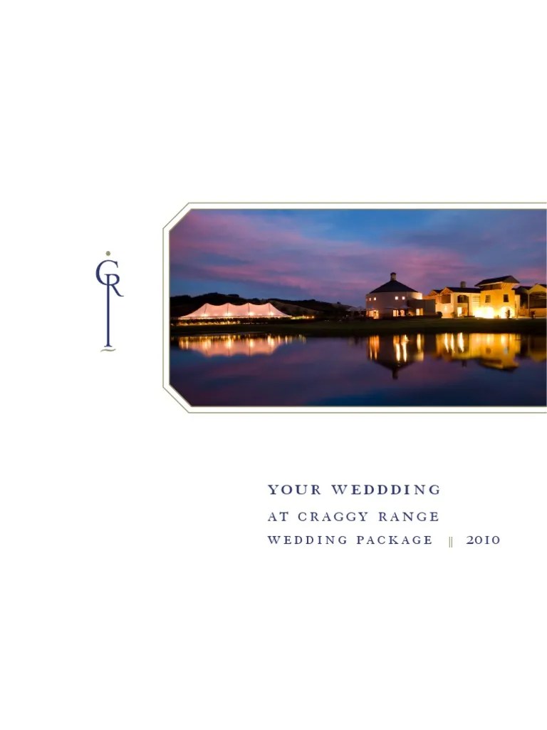 Your Weddding at Craggy Range PDF Menu Wine