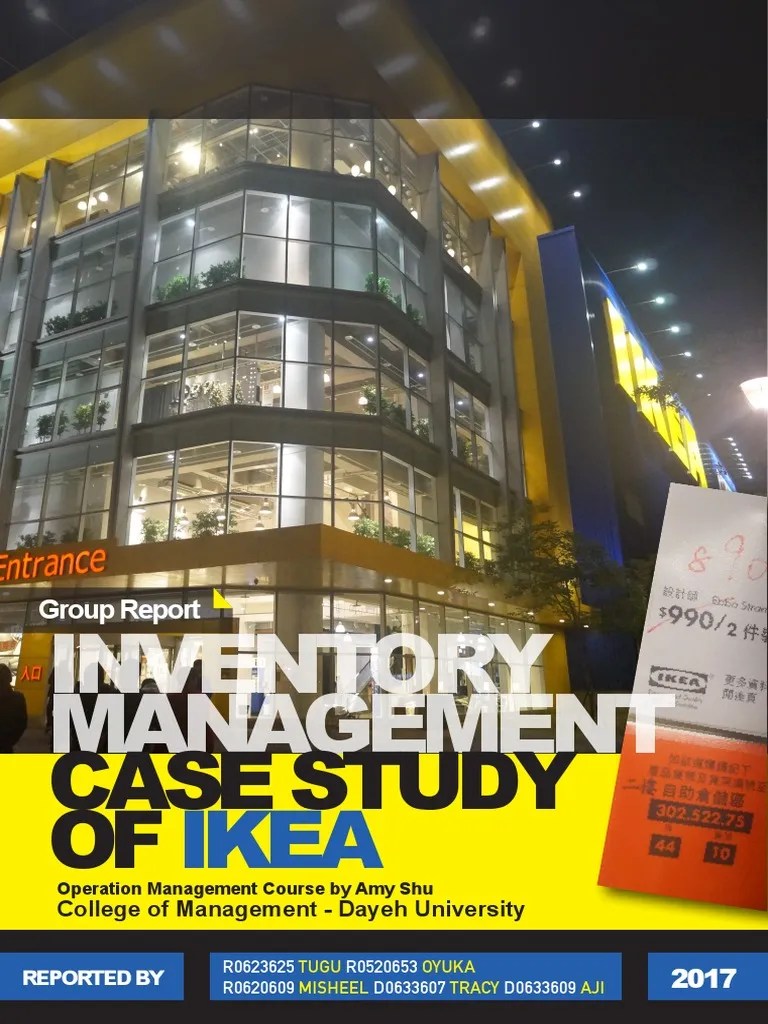 Group 5 Inventory Management Ikea (Final 2) PDF Inventory Economies