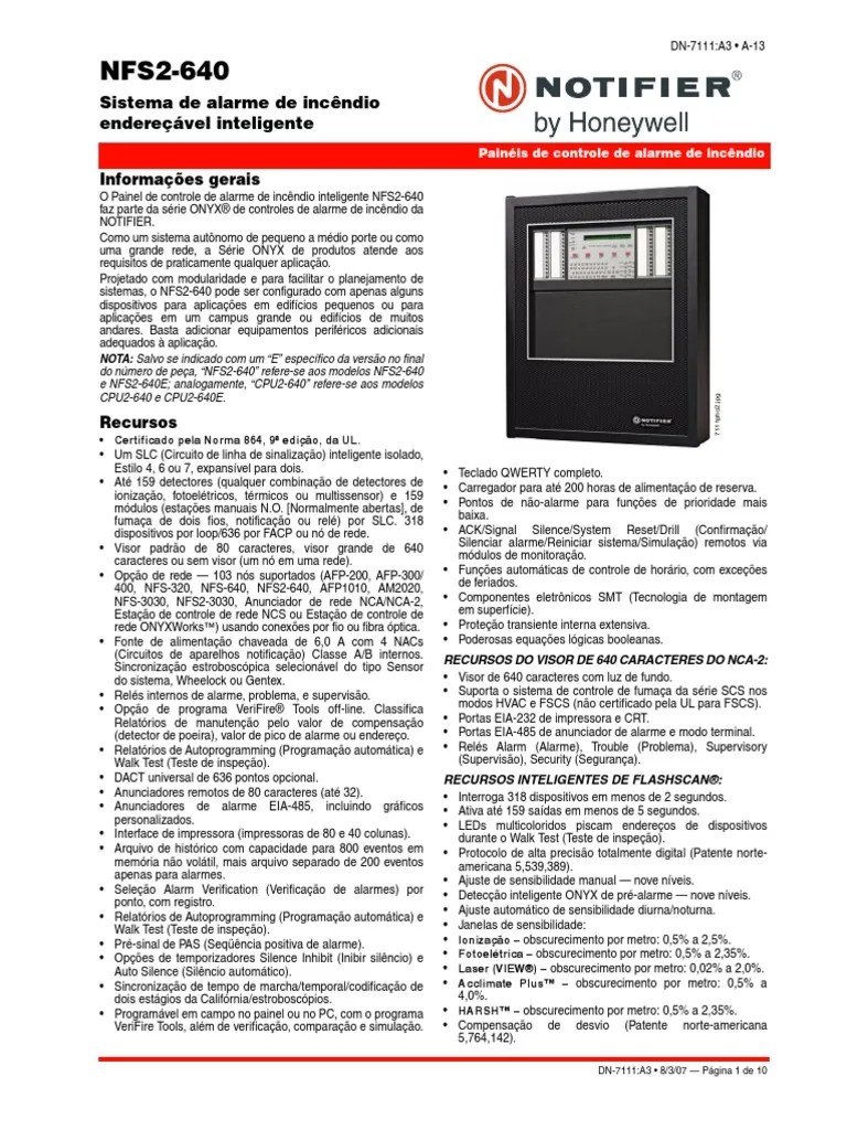 NFS2 640 Datasheet | PDF | Rede de computadores | Entrada/Saída
