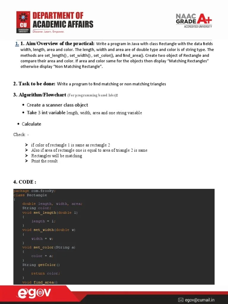 Java Worksheet PDF