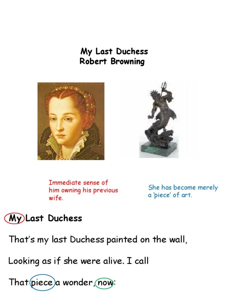 My Last Duchess PP Annotated JK PDF