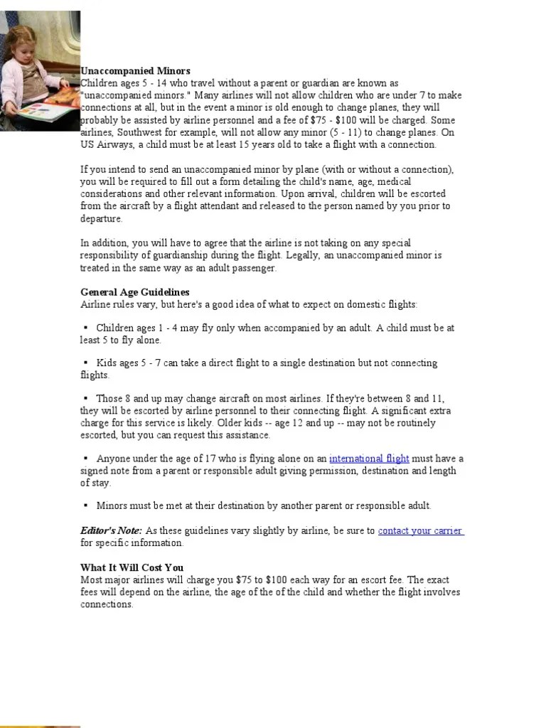 Minors Continental Airlines Airport