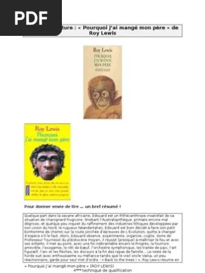 Maybe you would like to learn more about one of these? 02 11 07pistes Lecture Et Controles Pourquoi J Ai Mange Mon Pere Homo Sapiens Nature
