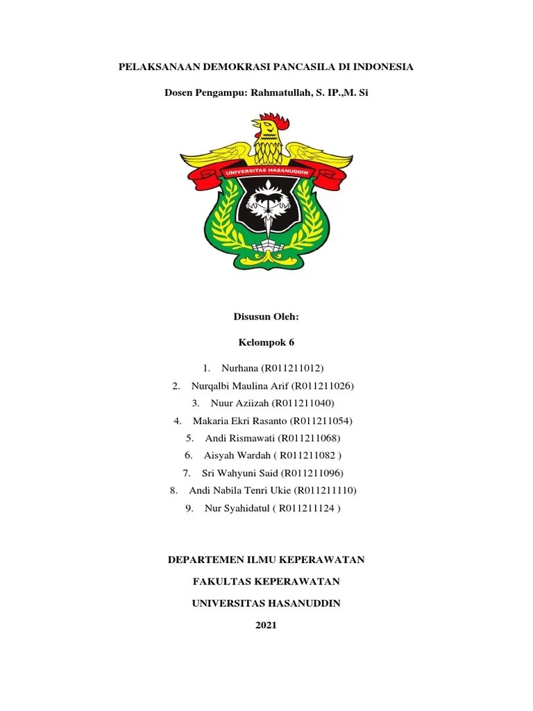 PELAKSANAAN DEMOKRASI PANCASILA DI INDONESIA | PDF