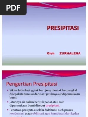 PRESIPITASI | PDF